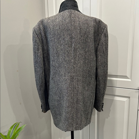 Elegant Charcoal Blazer for Men wool - Picture 3 of 13